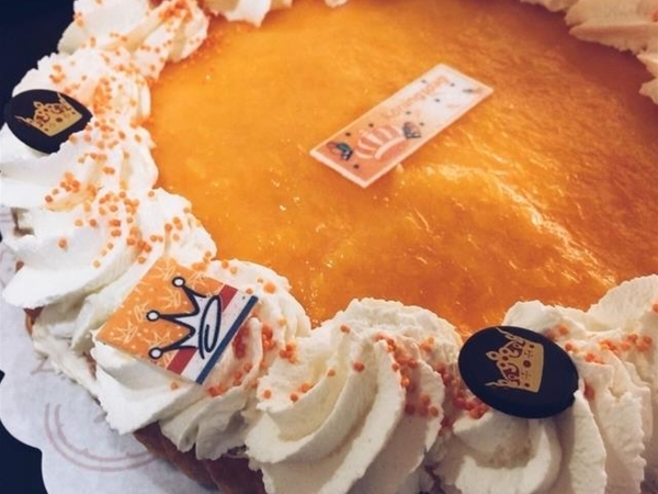 oranje vlaai 12 pers